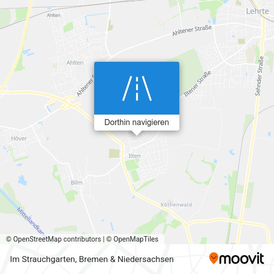 Im Strauchgarten Karte