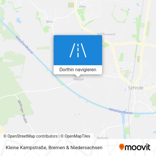 Kleine Kampstraße Karte