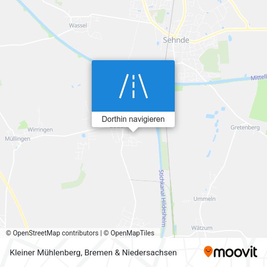 Kleiner Mühlenberg Karte