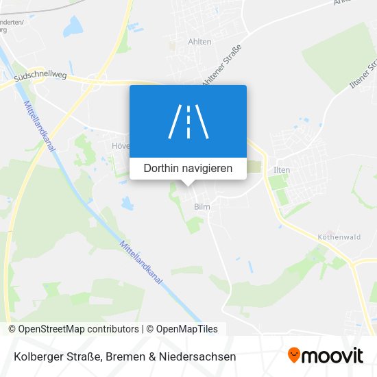 Kolberger Straße Karte
