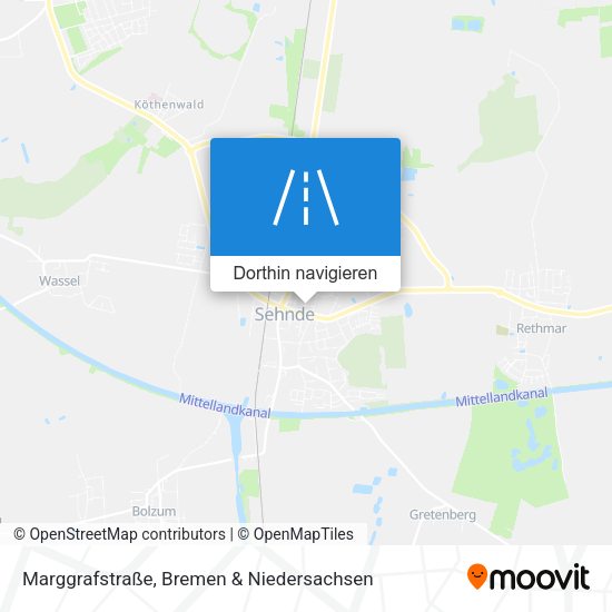 Marggrafstraße Karte