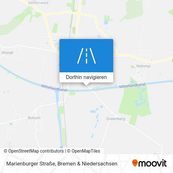 Marienburger Straße Karte