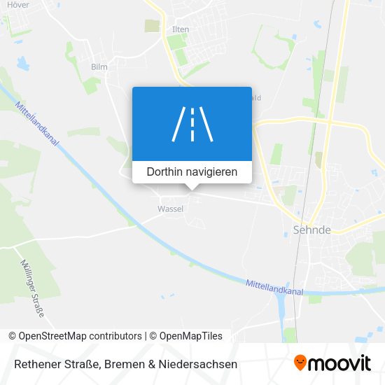 Rethener Straße Karte