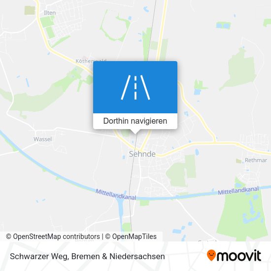 Schwarzer Weg Karte
