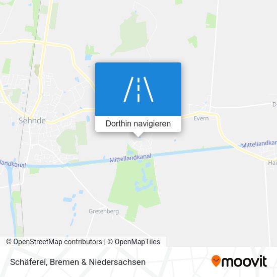 Schäferei Karte