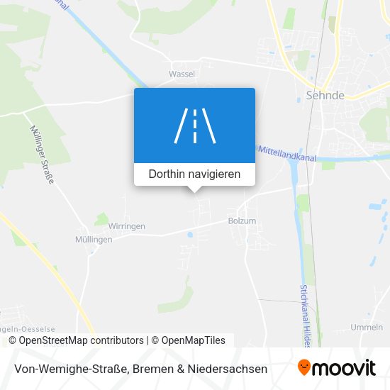 Von-Wemighe-Straße Karte