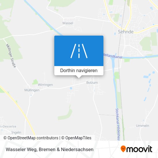 Wasseler Weg Karte