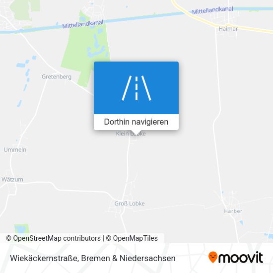 Wiekäckernstraße Karte