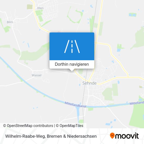 Wilhelm-Raabe-Weg Karte