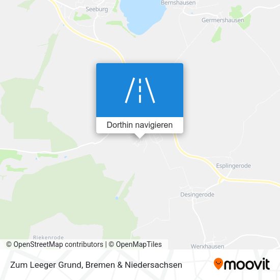 Zum Leeger Grund Karte
