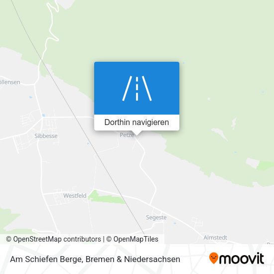 Am Schiefen Berge Karte
