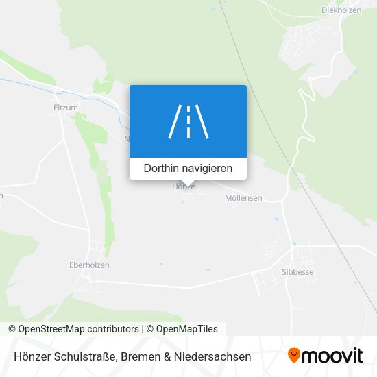 Hönzer Schulstraße Karte