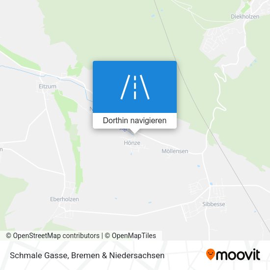 Schmale Gasse Karte