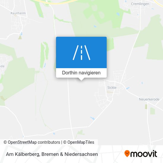 Am Kälberberg Karte