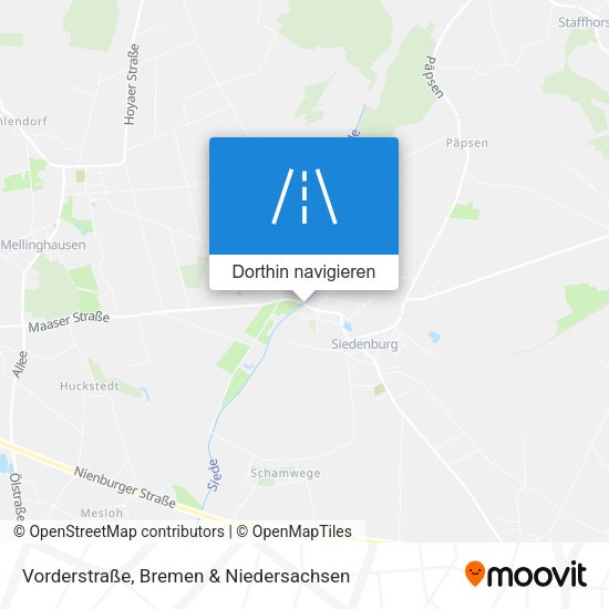 Vorderstraße Karte