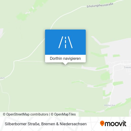 Silberborner Straße Karte