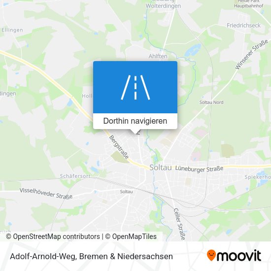 Adolf-Arnold-Weg Karte