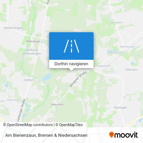 Am Bienenzaun Karte