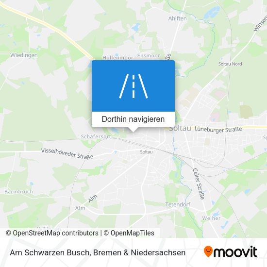 Am Schwarzen Busch Karte