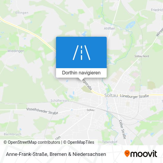 Anne-Frank-Straße Karte