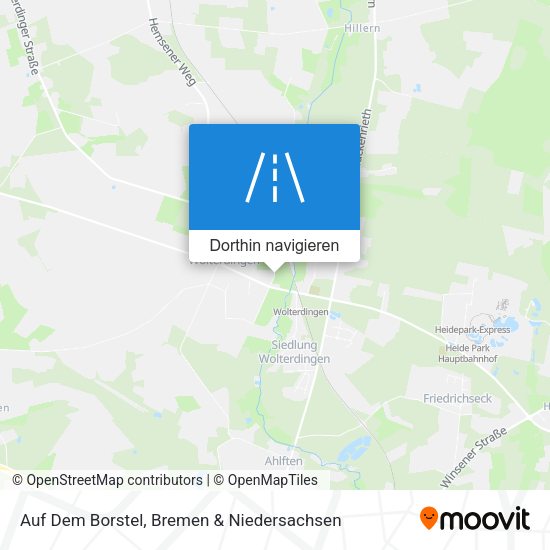 Auf Dem Borstel Karte