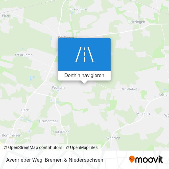 Avenrieper Weg Karte