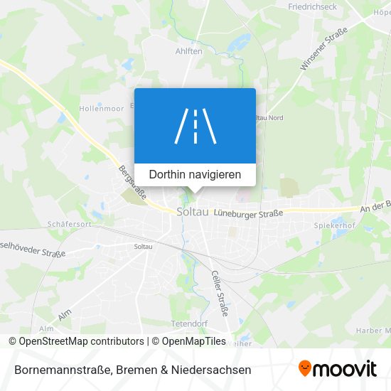 Bornemannstraße Karte
