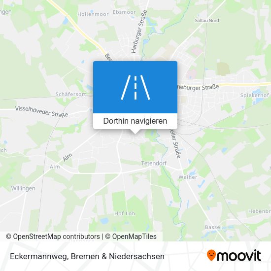 Eckermannweg Karte