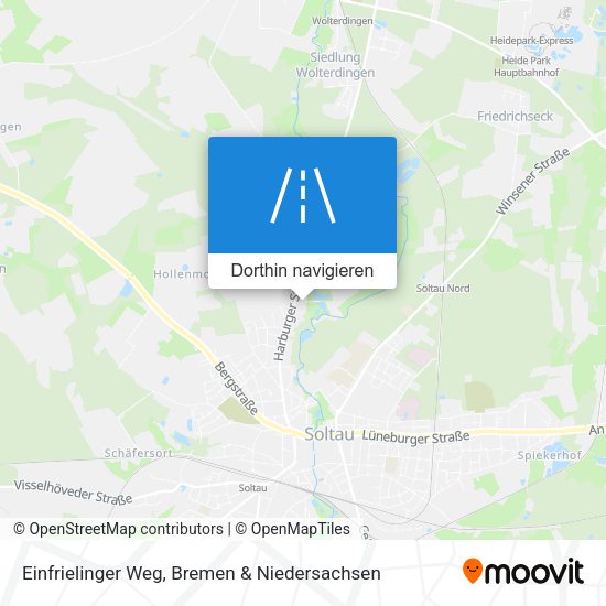 Einfrielinger Weg Karte