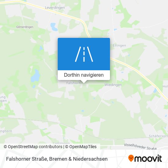 Falshorner Straße Karte