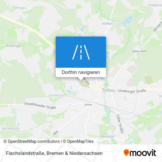 Flachslandstraße Karte