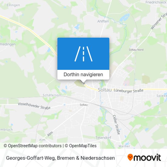 Georges-Goffart-Weg Karte