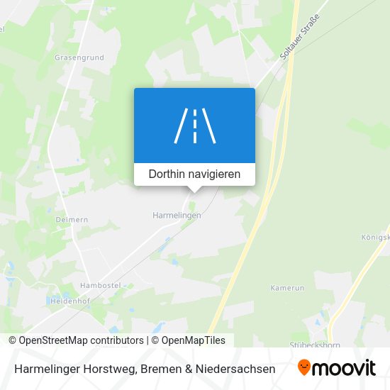 Harmelinger Horstweg Karte