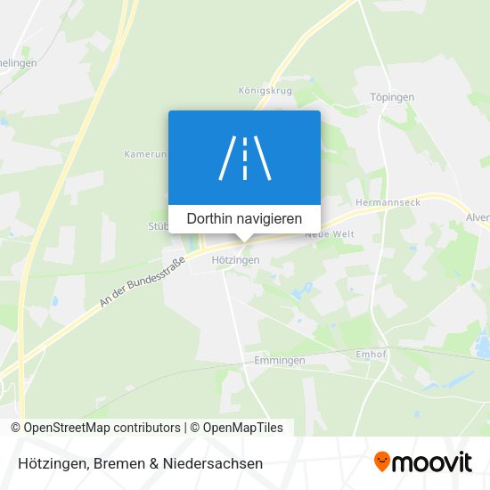 Hötzingen Karte