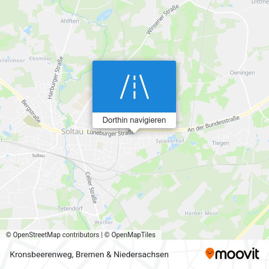 Kronsbeerenweg Karte