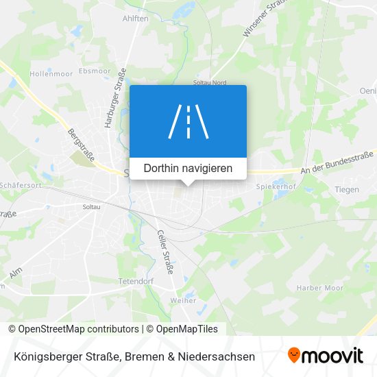 Königsberger Straße Karte