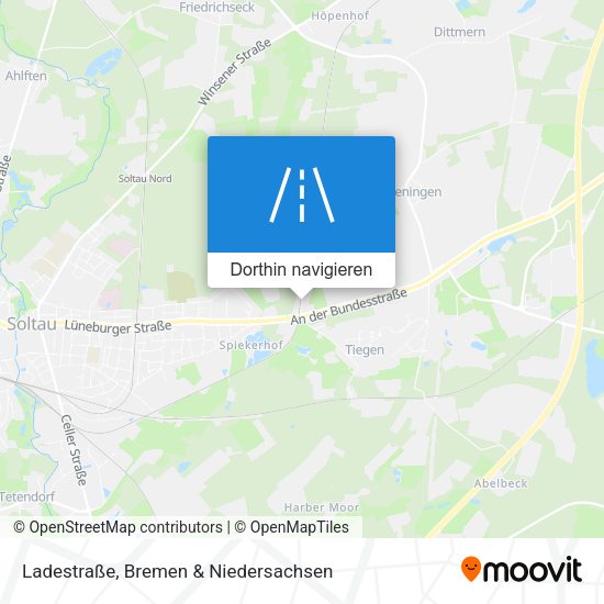 Ladestraße Karte