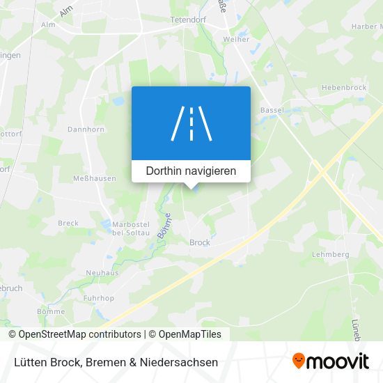 Lütten Brock Karte