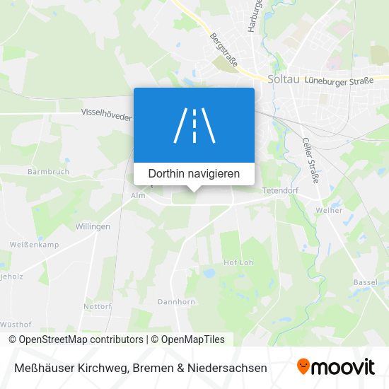 Meßhäuser Kirchweg Karte