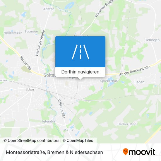 Montessoristraße Karte