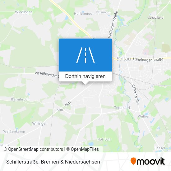 Schillerstraße Karte