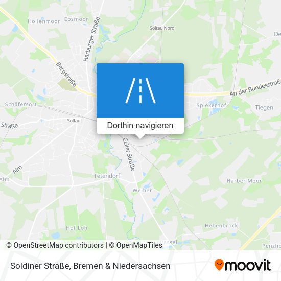 Soldiner Straße Karte