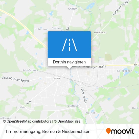 Timmermanngang Karte
