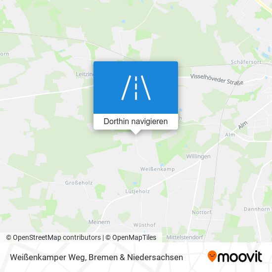 Weißenkamper Weg Karte