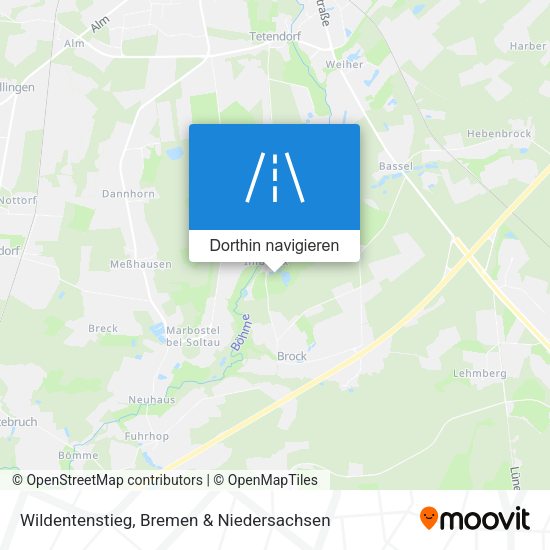 Wildentenstieg Karte