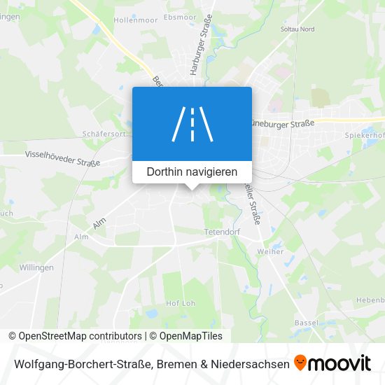 Wolfgang-Borchert-Straße Karte