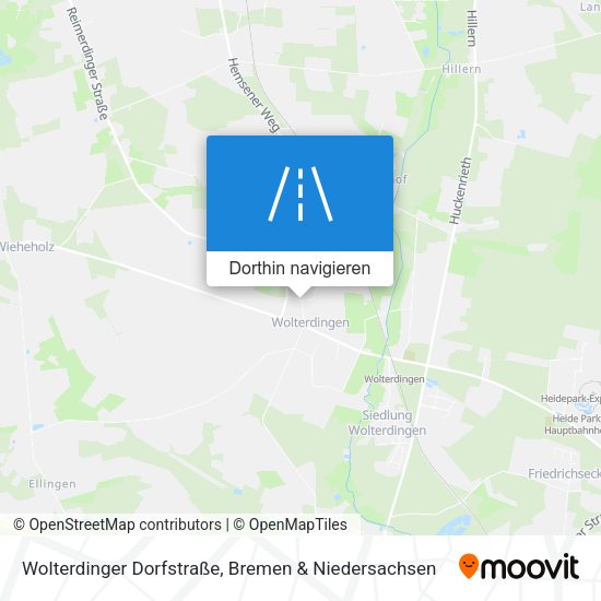 Wolterdinger Dorfstraße Karte