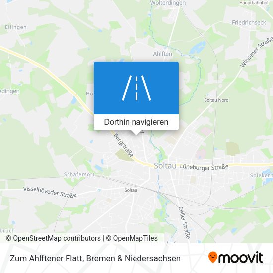 Zum Ahlftener Flatt Karte