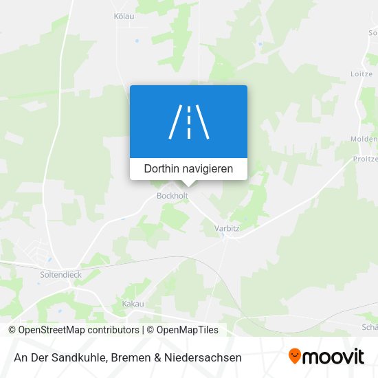 An Der Sandkuhle Karte