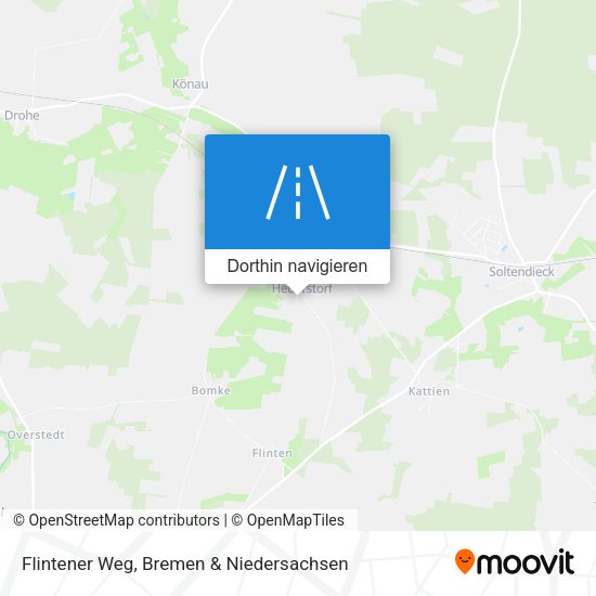 Flintener Weg Karte